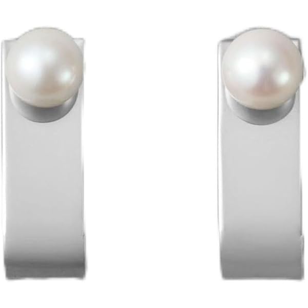 Amazon | (エテ) ete パール フープピアス 872031 FREE イエロー
